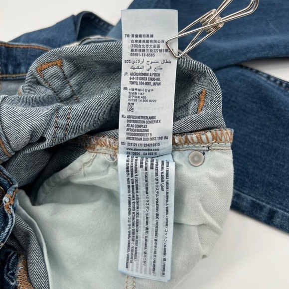 Abercrombie Kids Straight Leg Jeans Size 11/12 Girl’s - Picture 7 of 10